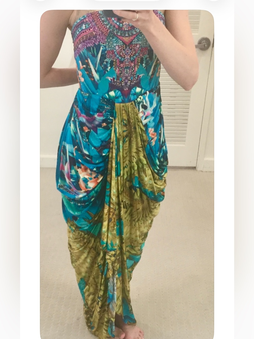 Silk Camilla Franks embellished Maxi Dress